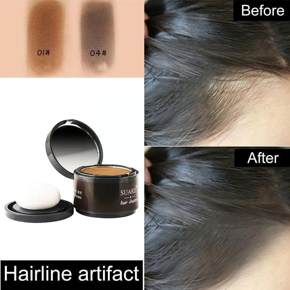 

2023 Waterproof Hair Shadow Powder Hair Line Powder Makeup Hair Hair Trimming Shadow Concealer Cover Powder Natural D6G9