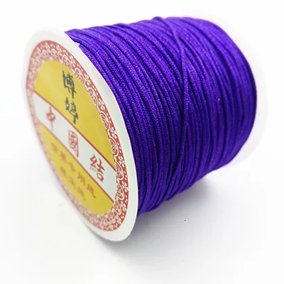 Cordón Nailon 0.8mm 100 Yardas – Macramé Chino Para Joyería, Pulseras Y Manualidades (Rosa Profundo)
