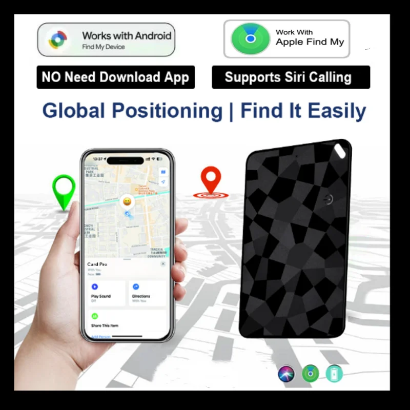 Dual System Bluetooth Tracker Tags for Android and iOS - Smart Item Locator