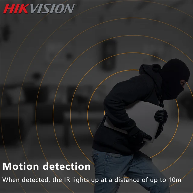 Hikvision DS-2CD2443G2-I 4MP AcuSense POE IP Camera Support  Face detection IR10M Motion Detection PIR Cube Surveillance Camera 4