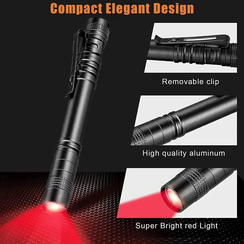 รูปสินค้า ไฟฉาย LED สีแดง Super Bright สำหรับดาราศาสตร์และกิจกรรมกลางคืน