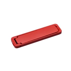 Ultra-Thin Folding Metal Phone Stand - Invisible Portable Desktop Holder (Red)