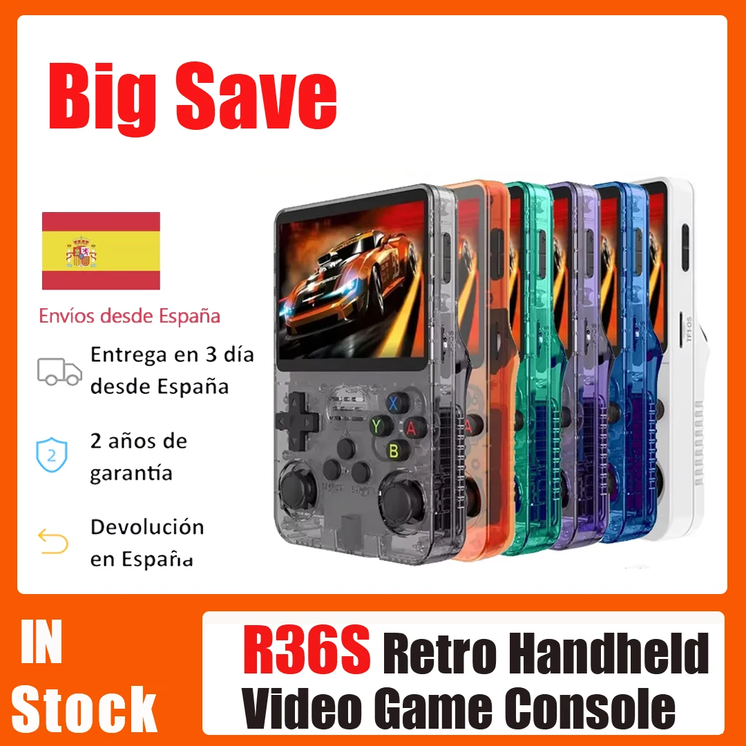 Consola de juegos R36H PRO MAX más de 20000 juegos de código abierto Consola de juegos R36H PRO MAX más de 20000 juegos de código abierto