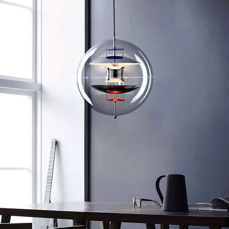 

Designer Globe Planet Led Pendant Light for Bar Living Room Chandelier Restaurant Hose Decor Lustre Suspension Lighting Fixture