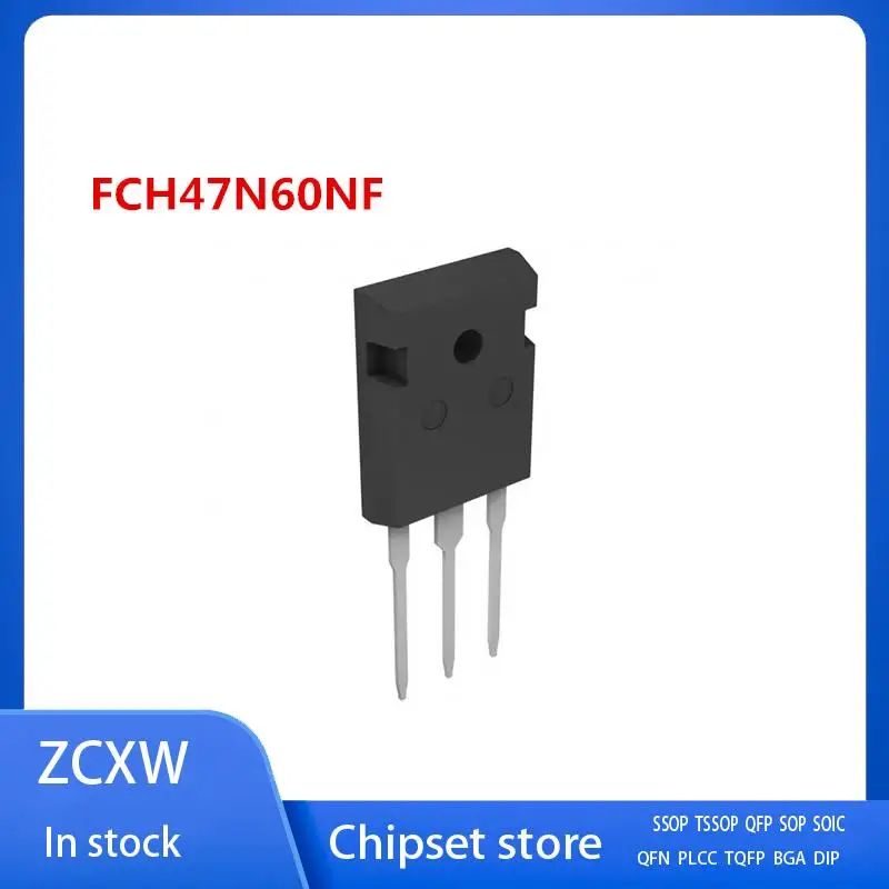 

10PCS/LOT FCH47N60 FCH47N60F FCH47N60NF TO-247 47A 600V