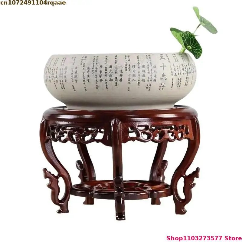 Three High-end Vase Sorting Table Stand Bonsai Holder Plant Decorative Shelf Coffee Tea Sets Pedestal Standing Flower Base