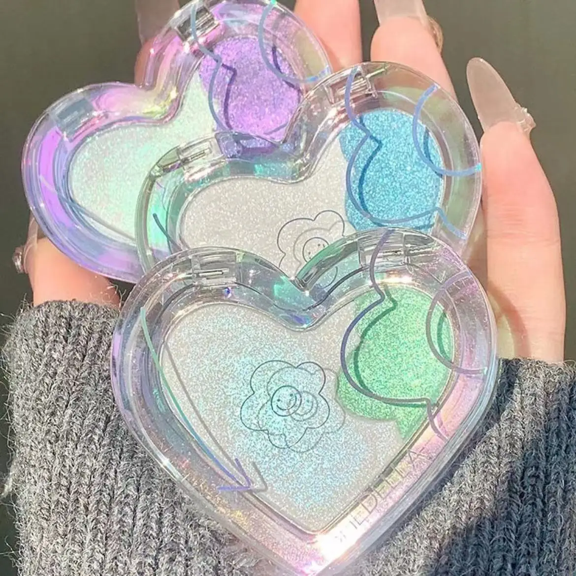 

SHEDELLA Heart New Highlighter Brightening Face Makeup