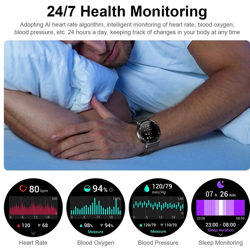 LIGE ECG + PPG ð Ʈ ġ  ȭ  Smartwatch  ü ġ   NFC