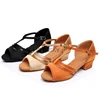 New Ladies Girl's Sandals Low Heel Satin/Leatherette Buckle Latin/Ballroom/Salsa Dance Shoes For Women Wholesale 3cm/4cm Heel 4
