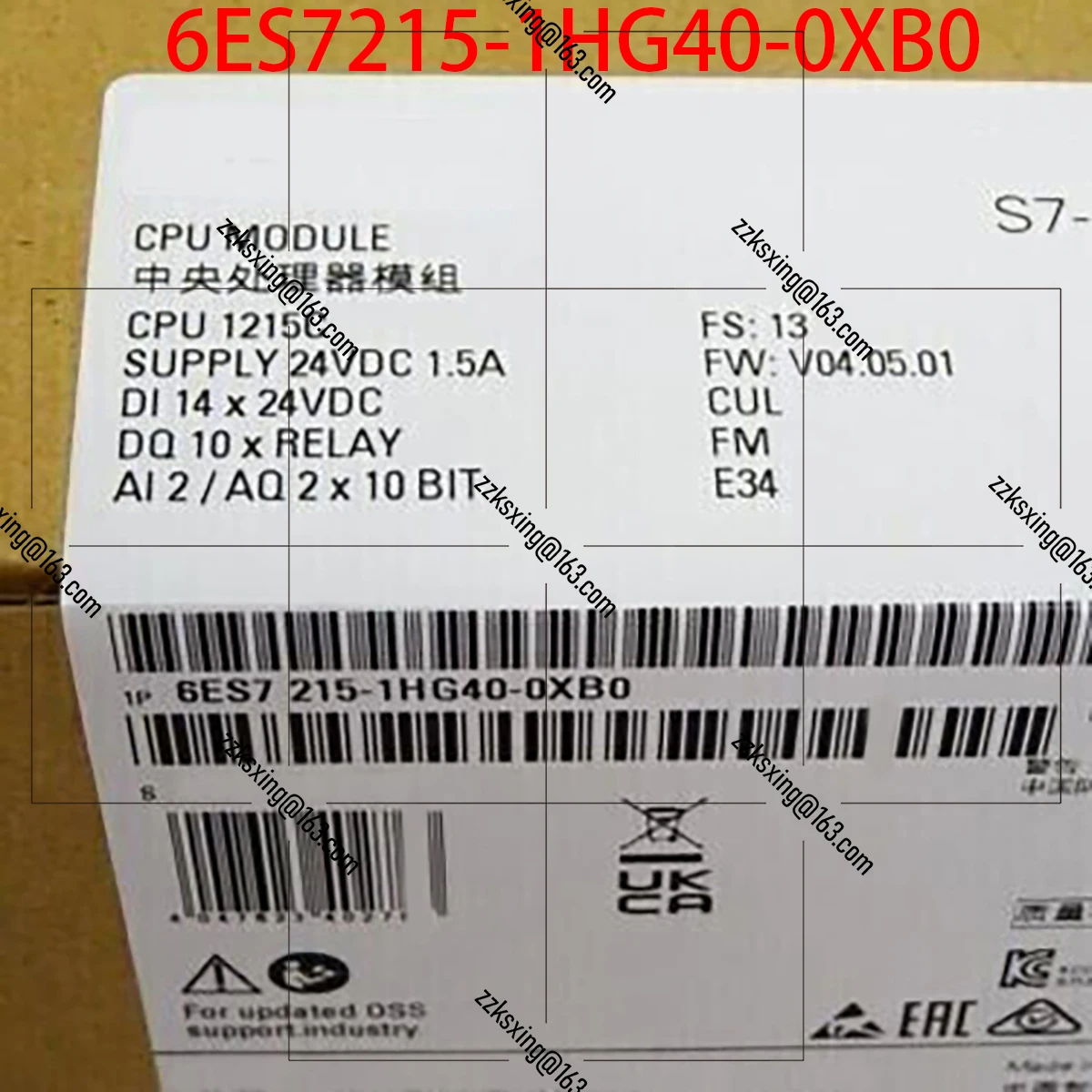

Bran-Новый 6ES7215-1HG40-0XB0 Оригинальные товары PLC