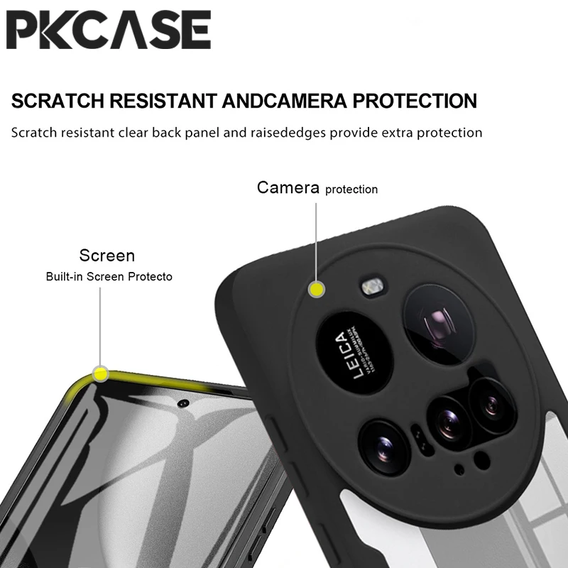 360 Full Screen Protector Case - Shockproof Full Coverage Cover