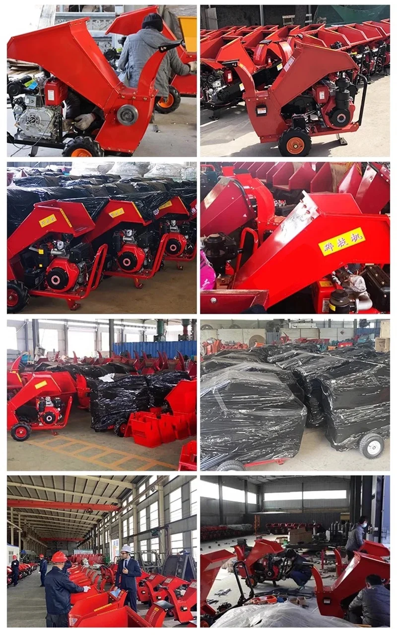 Garden Tree Branch Crusher Machine Chipper Shredder Electric Diesel Gasoline Wood Power Origin Cutting Type Speed Product 2