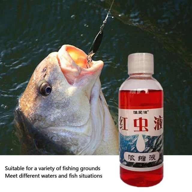 100ml Concentrated Red Worm Liquid Fish Bait Additive Strong Fish  Attractant High Concentration Fishbait For Trout Cod Carp Bass - Fishing  Lures - AliExpress