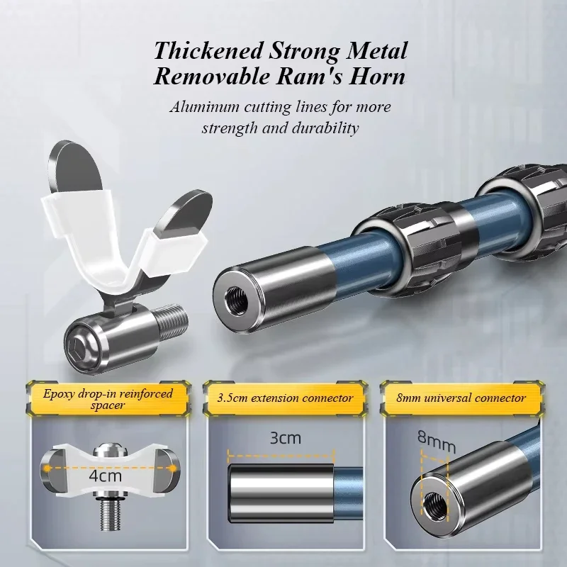 1.8/2.1/2.4/2.7/3.0m Carbon Materials Fishing Rod Holder Turret Bracket Ground Support Bracket Telescopic Hand Rod Rack