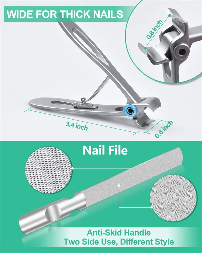 Professioneller Zehennagelknipser Für Dicke Nägel – Ergonomisch & Scharf