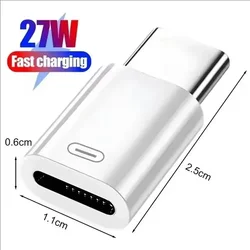 Universal Fast Charging Lightning to Type - C Adapter, USB - C Data Transfer Converter (1Pcs 27W)
