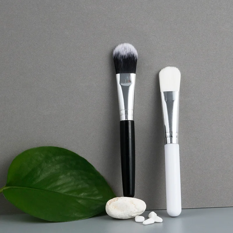 

BEIYALI Facial Mask Brush Silicone Soft-Bristled Spa Application Mud Mask Brush Fruit Acid Brush Face Apply