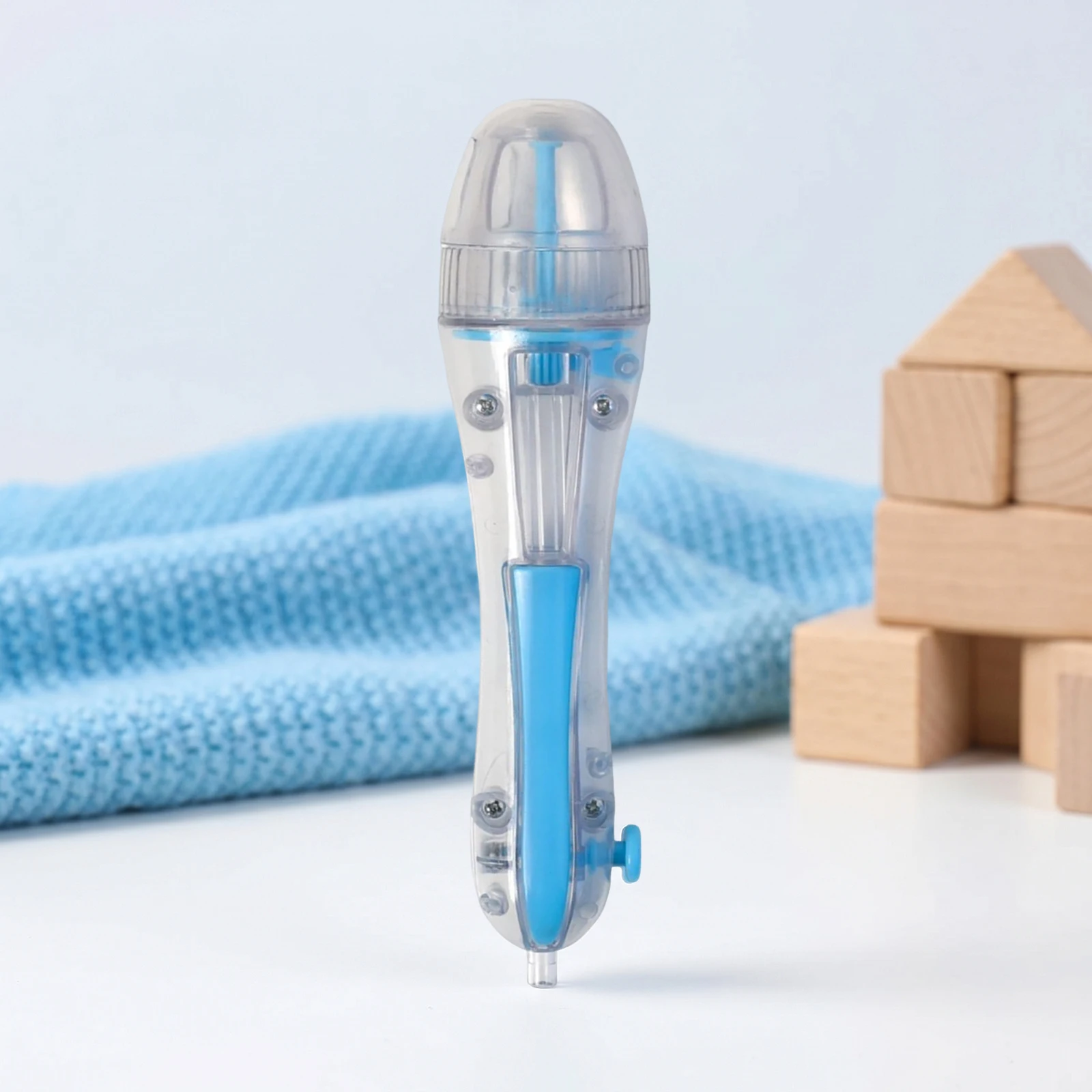 2.6mm 투명 멜티 비즈 디스펜서, 미끄럼 방지 그립, 원터치 비즈 디스펜서, 성인용 간편 프레스, 미술 프로젝트, 선물용