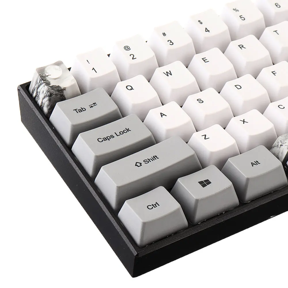 Teclas de Tinta Chinesa Pintura Keycap Conjunto Oem Perfil Pbt Sublimação Keycaps para 60 Anne Pro Real Kludge Teclado Mecânico 72 - Imagem 2