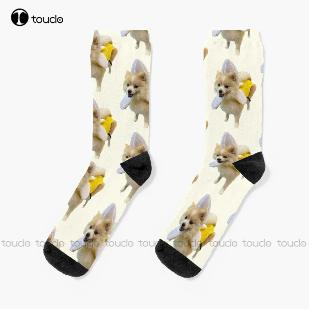

Chai Banana Socks Girls Socks High Quality Cute Elegant Lovely Kawaii Cartoon Sweet Cotton Sock Custom Gift Streetwear Funny
