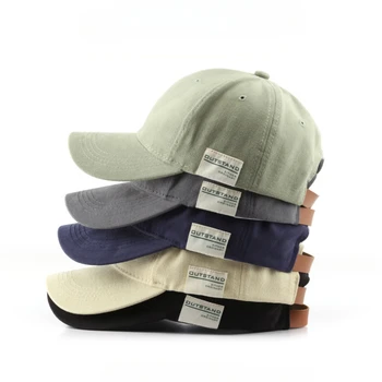 New Men and Woman's Baseball Caps Adjustable Casual Cotton Sun Hats Unisex Solid Color Visor Hats Cap Male Cap Female 2025