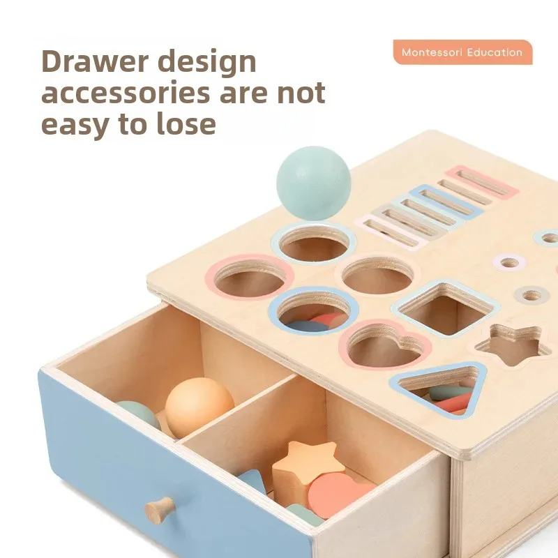 Wooden Color Shape Sorter 3