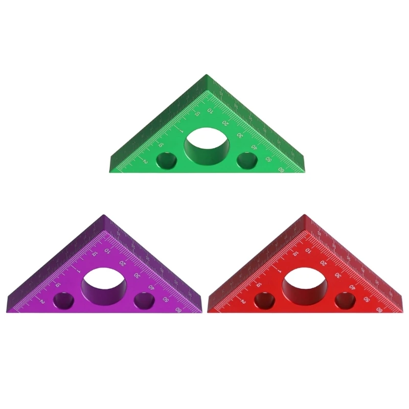 

Треугольная линейкаТранспортир Деревообработка Прямоугольный столярный квадрат 45/90 градусов