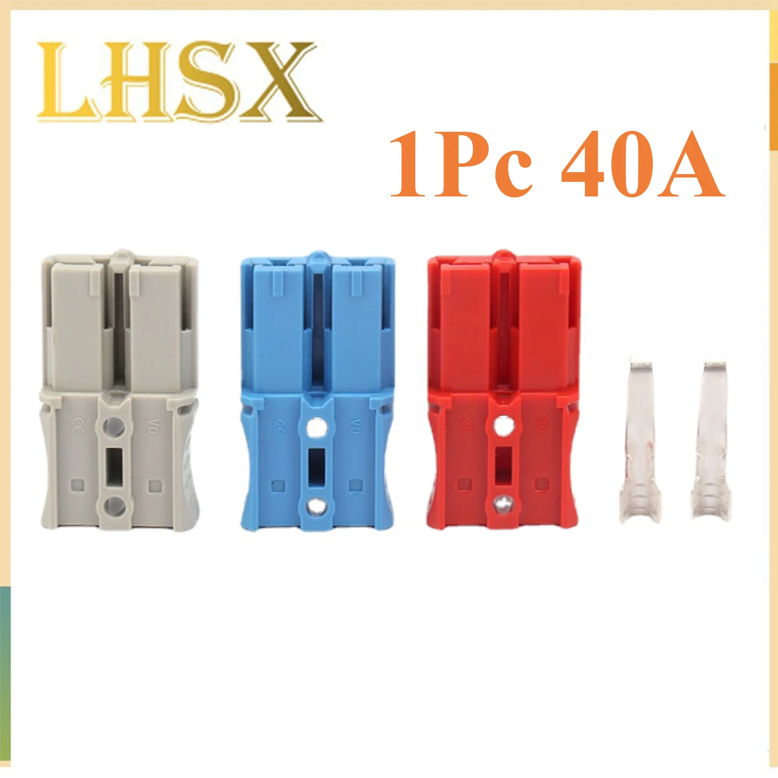 1Pc40AConnectorPlugforAndersonConnector2PinForkliftMarine