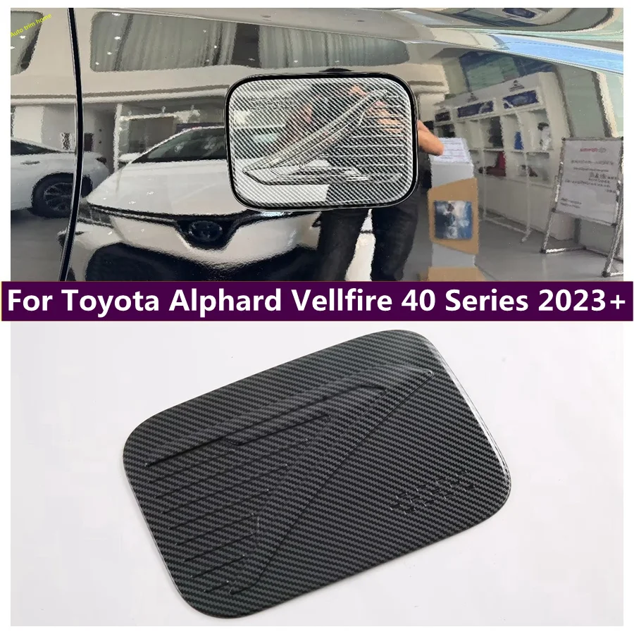 

Car Gasoline Petro Diesel Fuel Tank Oil Filler Cover Cap Trim Fit For Toyota Alphard Vellfire 40 Series 2023 2024 Accessories