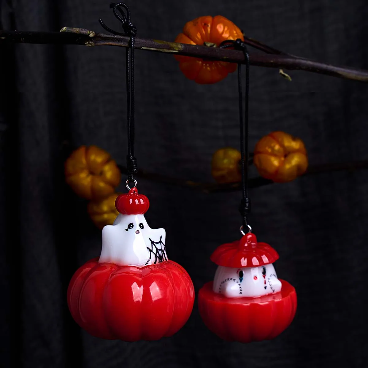 할로윈 호박 유령 실리콘 몰드 DIY 3D 향초 비누 몰드 귀여운 공예 선물 석고 UV 에폭시 레진 장식 몰드