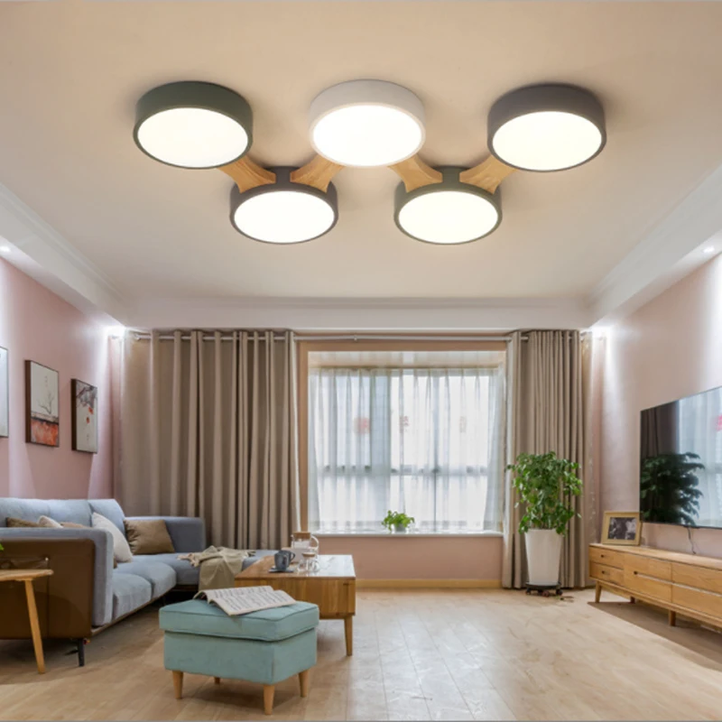Moderno lustre de teto quarto sala estar
