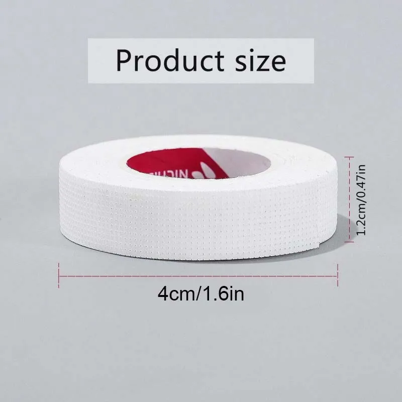 Breathable Easy Tear Medical Tape White Silk Paper Under Patches Eyelash Extension Supply Eyelash Extension Tape