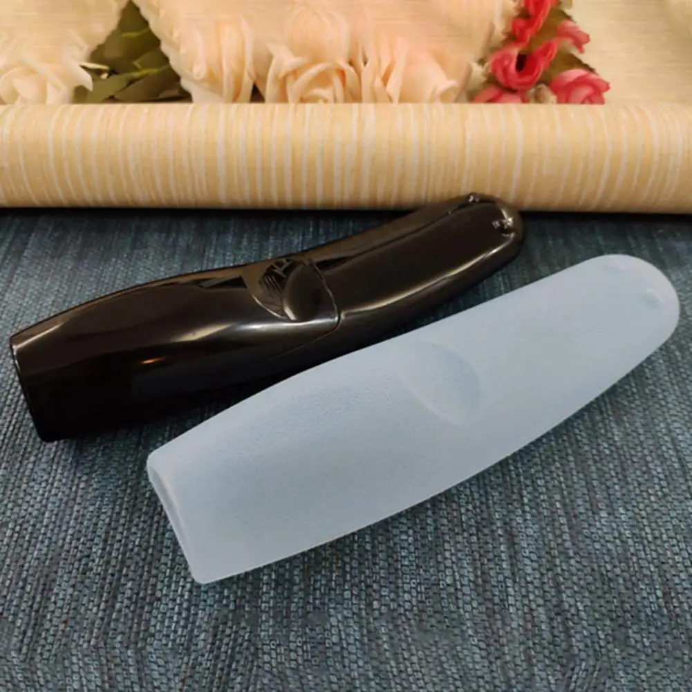 

Remote Control Cover Dust-proof Anti-drop Silicone Transparent Thickened Protective Case Cover for LG AN-MR600/AN-MR650