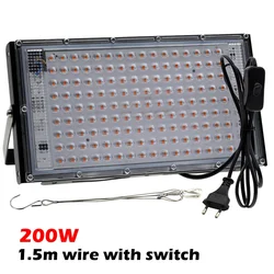 Full Spectrum LED Grow Light for Indoor Plants and Cultivation (200W EU Plug)