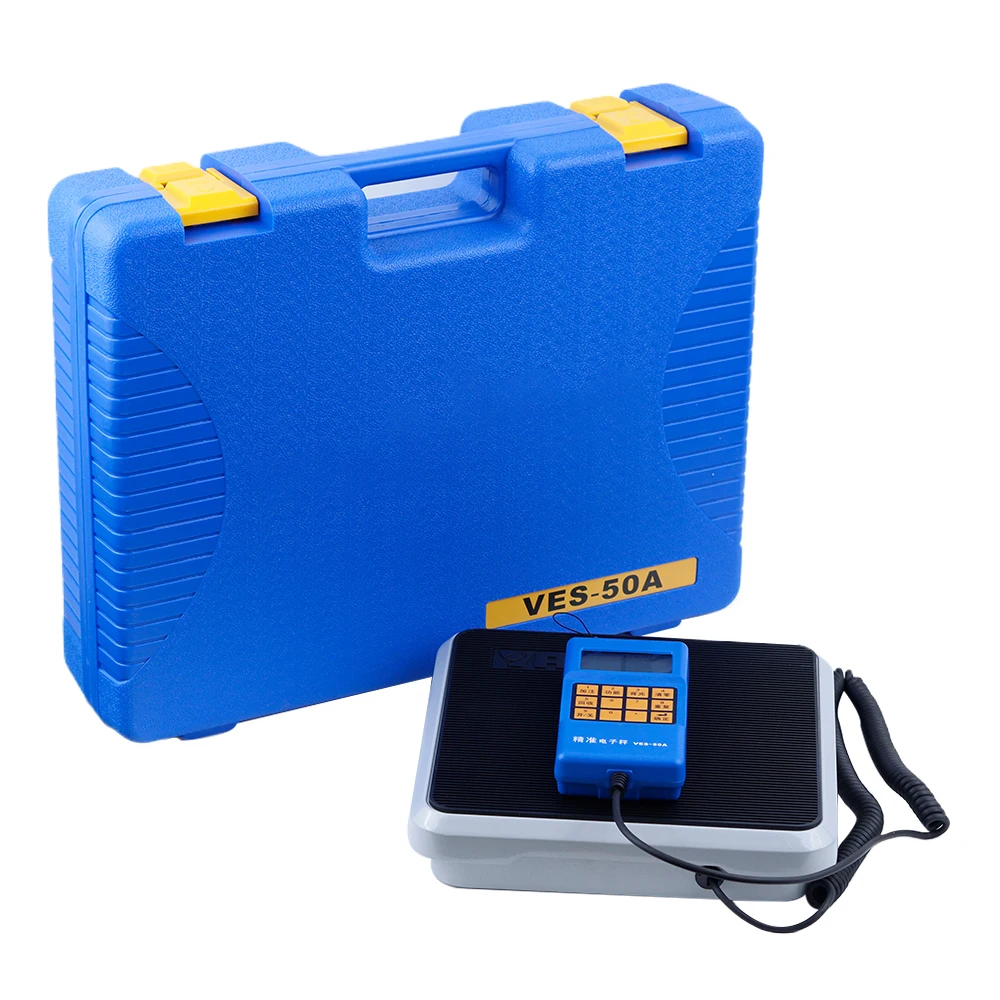 VES-50A/100B Manual Refrigerant Recovery Electronic Balance High-Precision Metal
