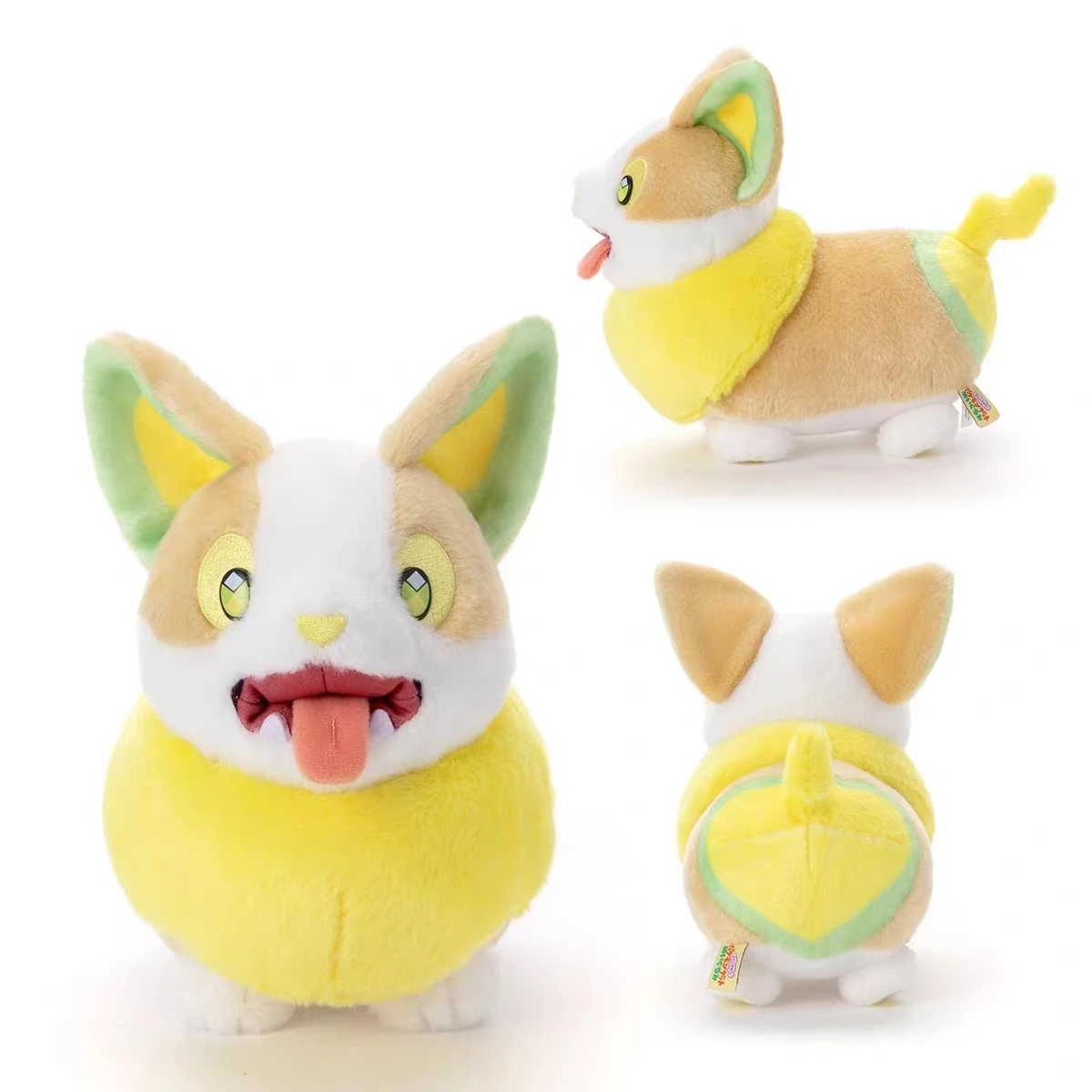 New Pokemon TAKARA TOMY Yamper Plush Toy Soft Stuffed Animal Doll Birthday Gift For Child Kids takara tomy fiat 500e honda e toyota raize volvo c40 recharge car model replica collection kids xmas gift toys for boy