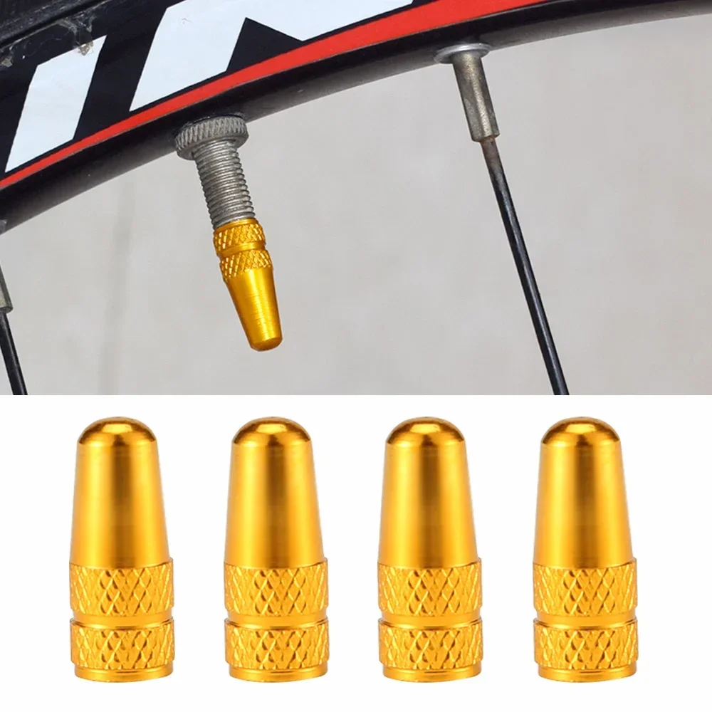 4PCS Aluminium Legierung Presta Ventil Kappen Für Rennrad MTB Track Racing Fahrrad Reifen Französisch Ventil Rad Rohr Abdeckungen – Detail 11