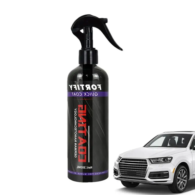 

Car Ceramic Coating spray 300ml Nano Hydrophobic Layer Polishing Paint Coating Agent Waterless Car Wash quick car detailing