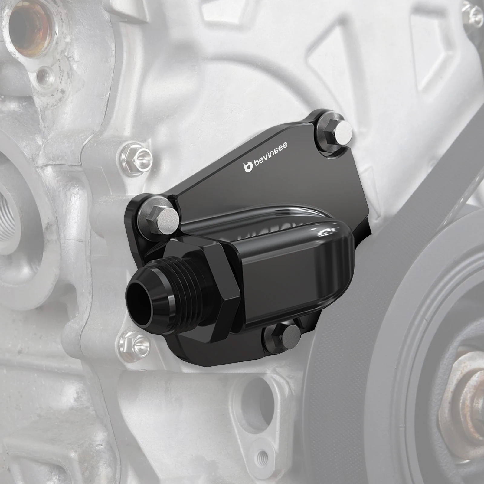 Für Honda K20 K24 Aluminium Steuerkettenspanner Plattenabdeckung AN10 Turbo Ölablass – Detail 1