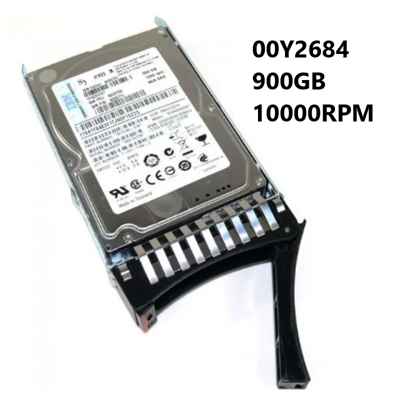 

NEW HDD 00Y2684 900GB 10000RPM SAS 6Gb/s Hot Swappable 2.5in Hard Drive for I+BM Storewize V7000 Gen 1-2076-3549 85Y6274 00L4568