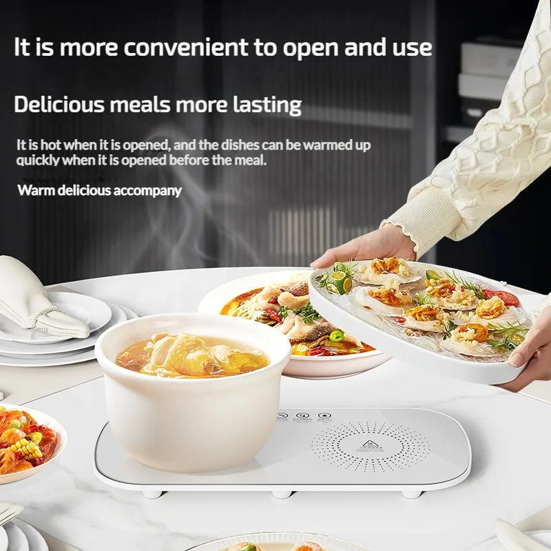 Electric Warming Tray Food Warmer Table Heating Plate For House Parties Buffets Events Dinners