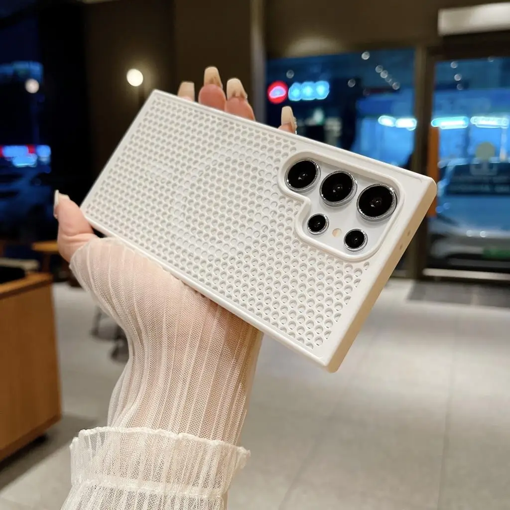 Luxury Heat Dissipation Magnetic Wireless Charging Case
