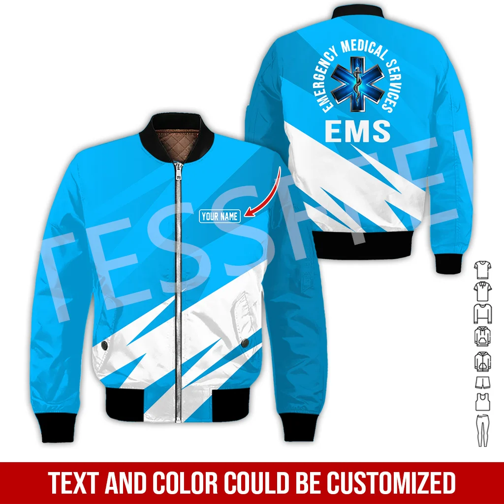 Custom Name Cosplay EMS EMT Medical Paramedic Worker Tattoo