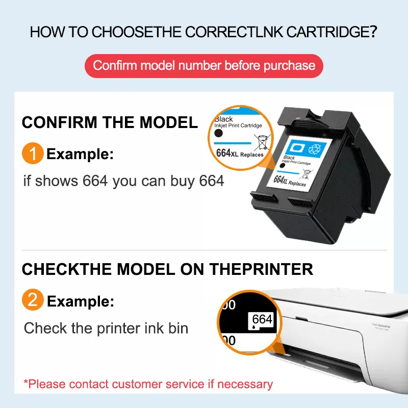 Printer Supplies Inkjet Ink Cartridge Ink Cartridge A+1 HP 664 XL HP 664 Ink Cartridge HP Deskjet Ink Advantage 1115 Deskjet Advantage 2135