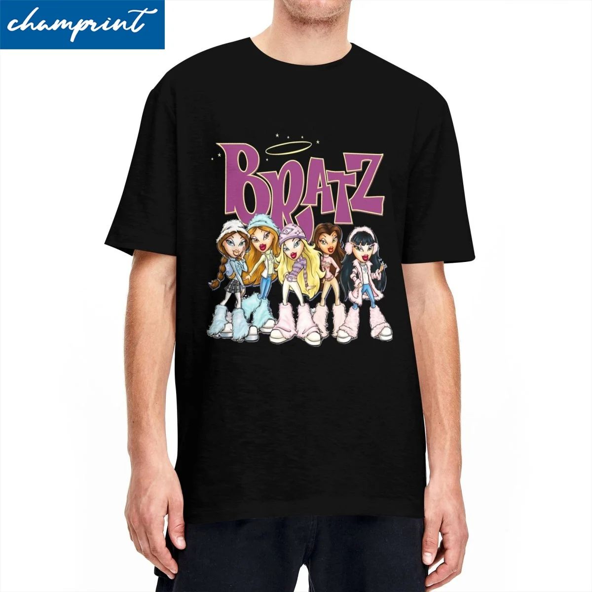 Bratz Dolls Y2K Magliette Uomo Donna 100% Cotone T-Shirt Per Il Tempo Libero O Collo Tee Shirt Manica Corta Abbigliamento 4Xl 5Xl