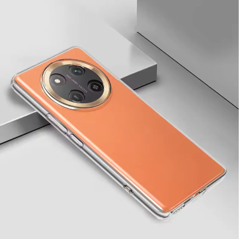 Ultra Thin Transparent TPU Soft Back Cover for Honor Magic7 Lite 5G - Clear Protective Case