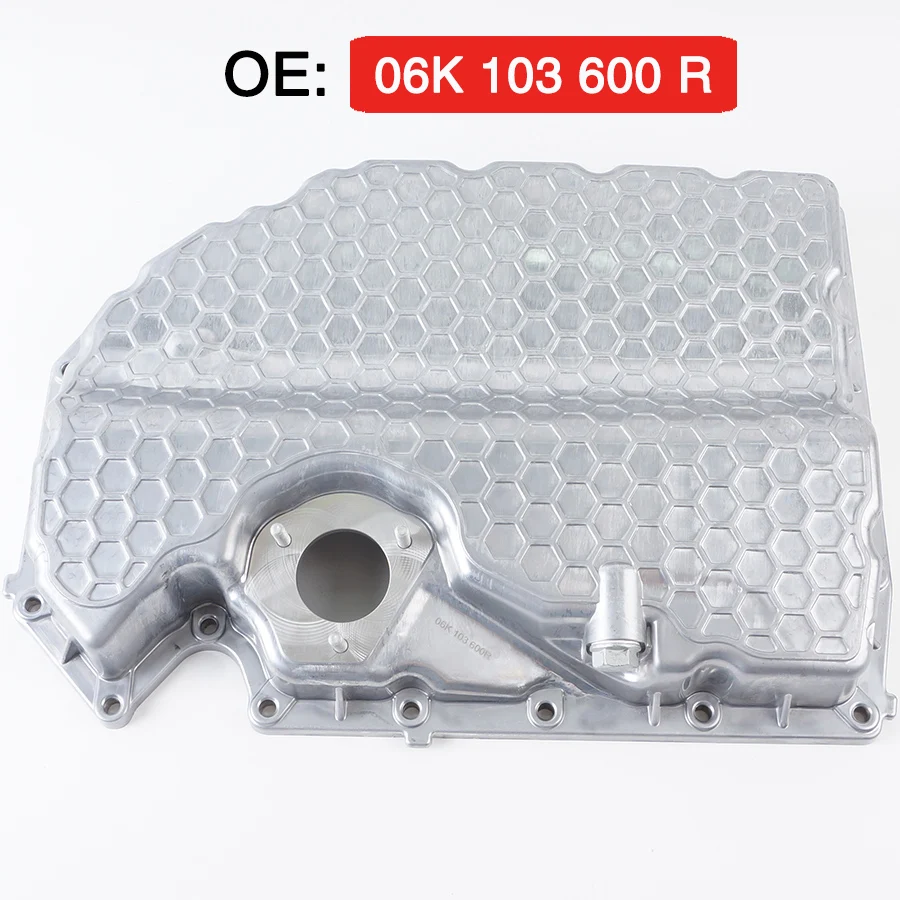 

06K 103 600 R For A1 A3 Q2 TT Golf MK7 Tiguan Passat CC Skoda All Aluminum Alloy Improved Oil Tray Waste Oil Pan 06K103600R