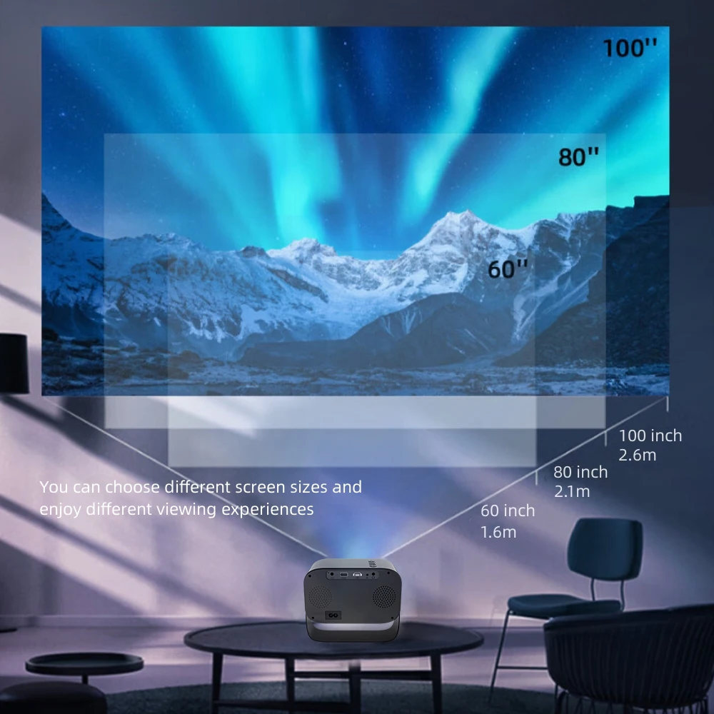 ZDSSY P28A Projector 4K Android 9.0 WIFI BT Supported 1080P Smart Home Cinema Theater Beamer Movie Airplay Miracast Projetor