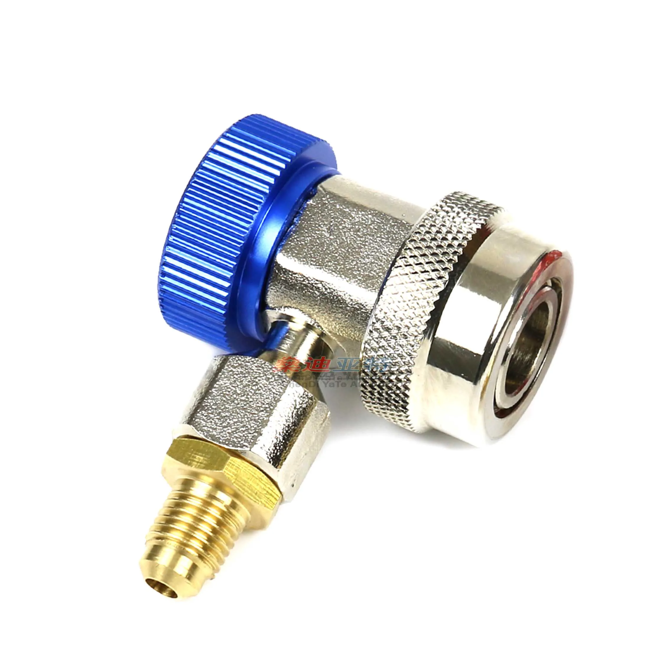 R134a 1/4 SAE H/L Auto Car Quick Coupler Connector Adapters For A/C Refrigerant Adjustable Manifold Gauge Set
