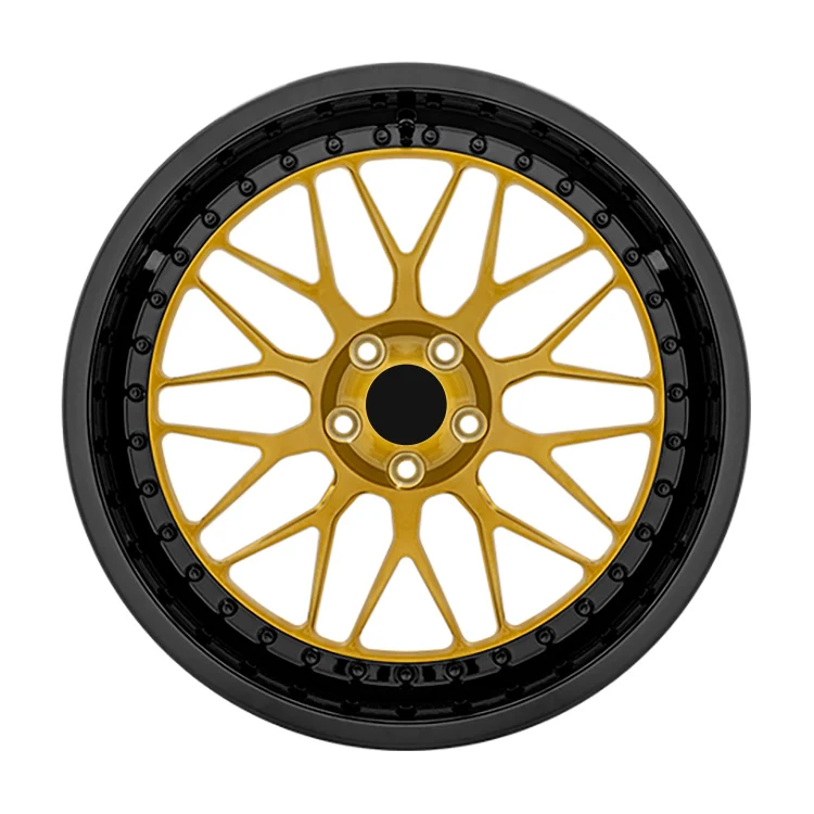 2 Piece Rims Mesh Design Aluminum Alloy Forged Car Wheels 18-23 Inch for Passenger Car Wheels 5/100 5/120 5/114.3